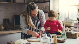 Bakken met kinderen