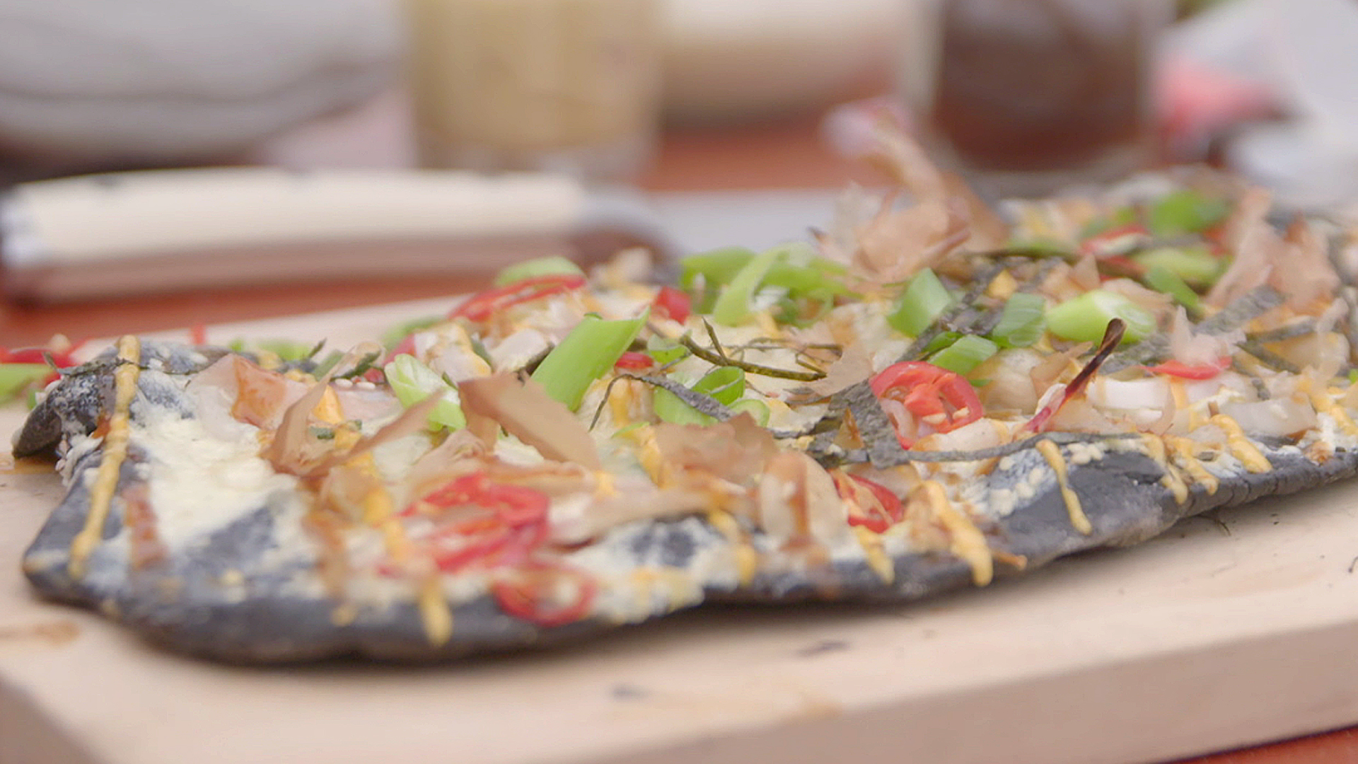 Flammkuchen op Japanse wijze