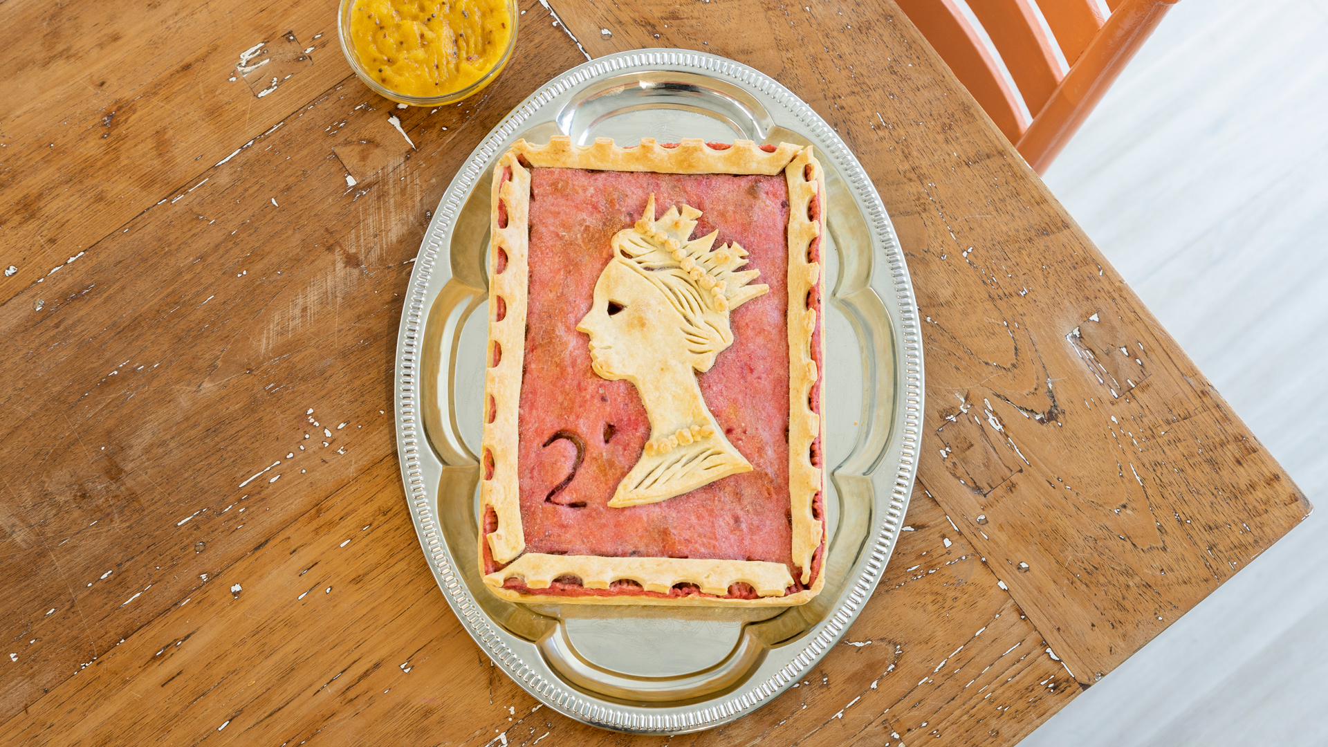 Postzegel pie