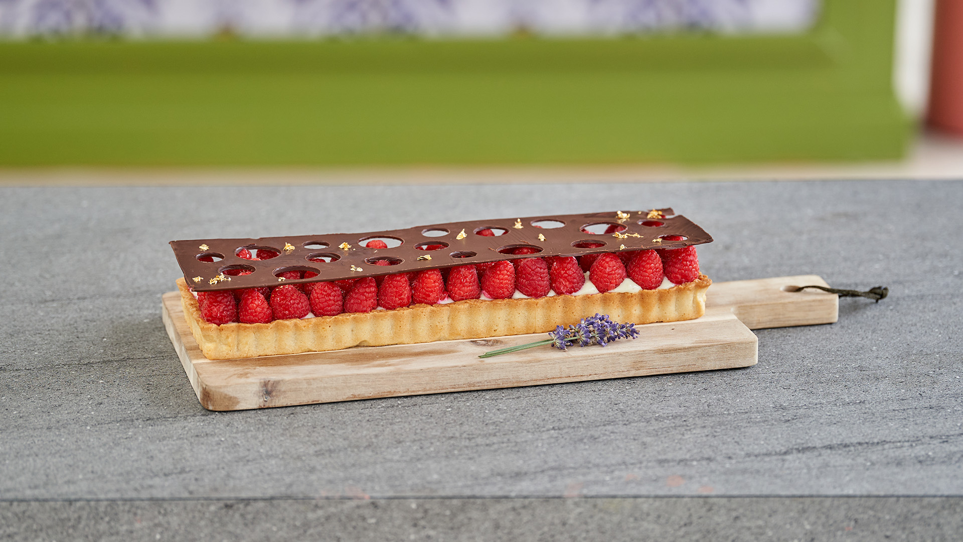 Pâte sablée met banketbakkersroom