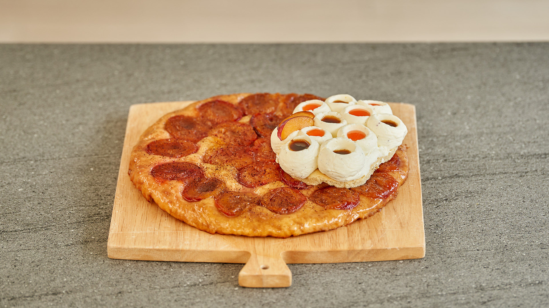 Tarte tatin met pruimen