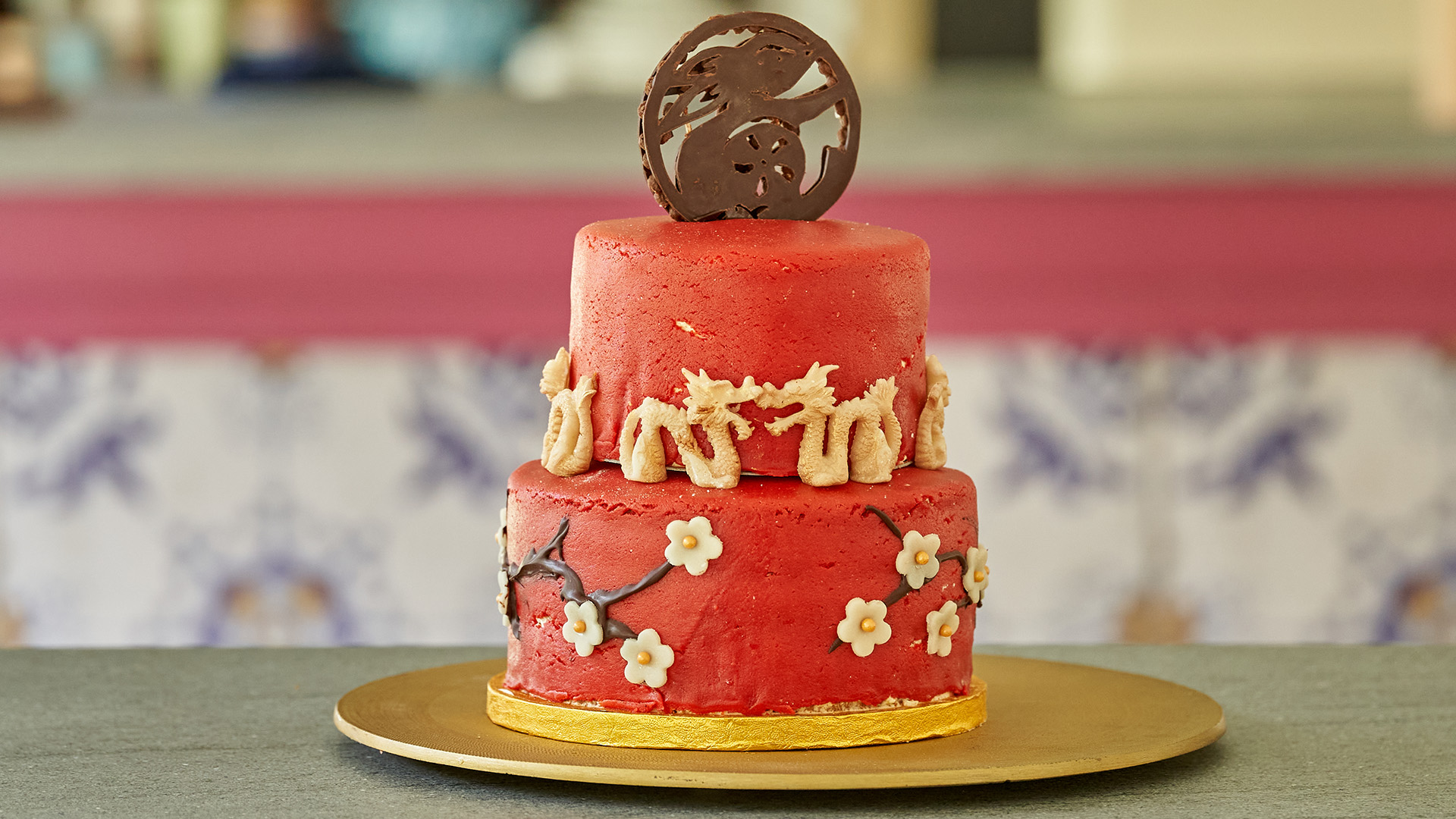 Pompoencake met sinaasappel en pecannoten