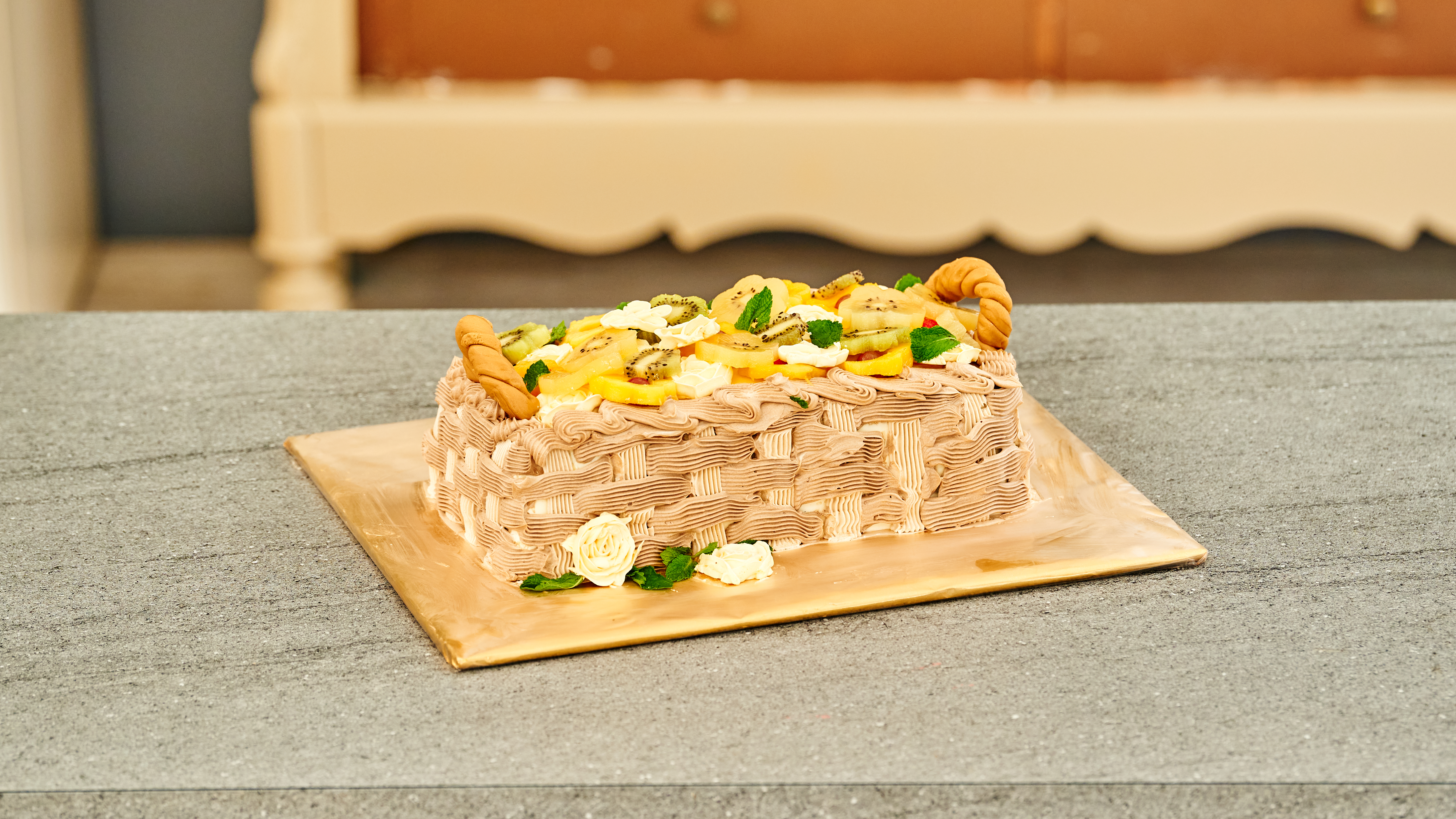 Chipolatataart met botercrème