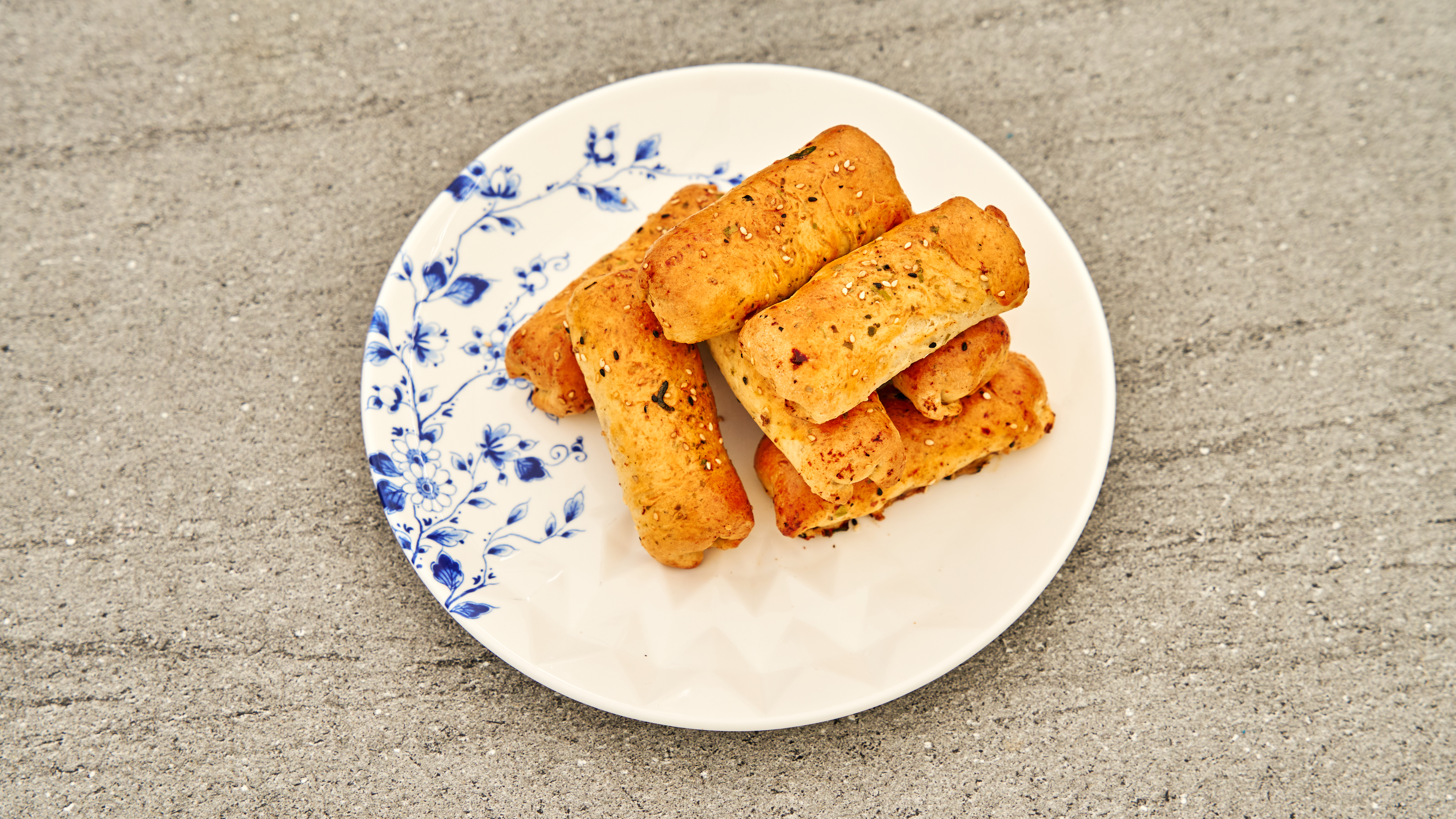 Aziatische worstenbroodjes