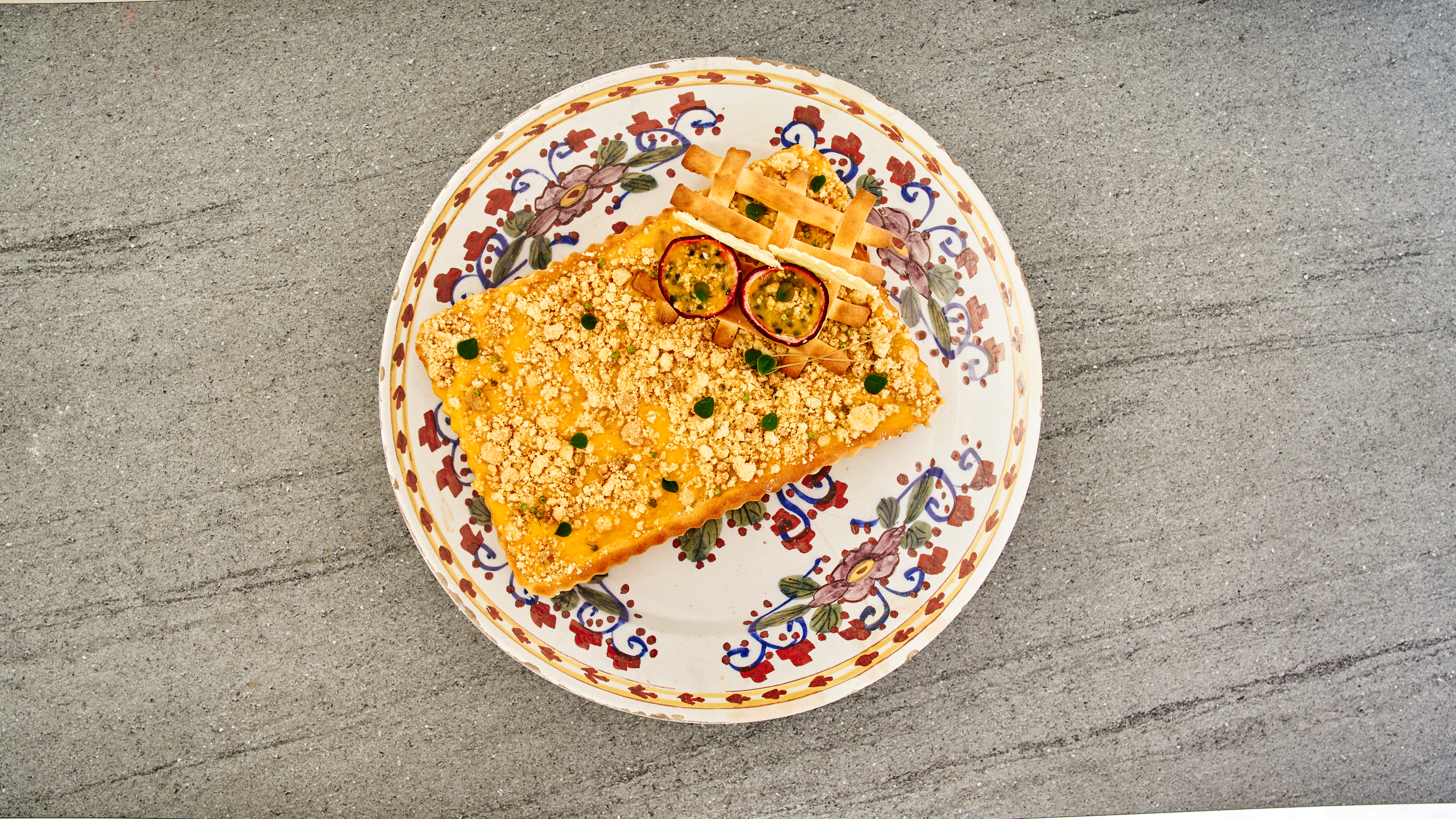 Passievrucht vlaai