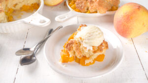 peach cobbler