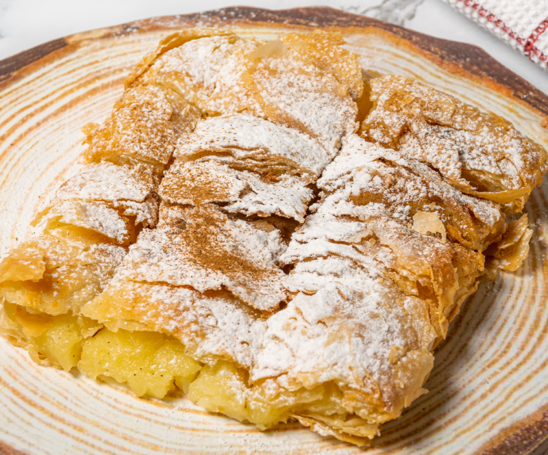 Het recept voor bougatsa: Griekse zoete filodeegtaart