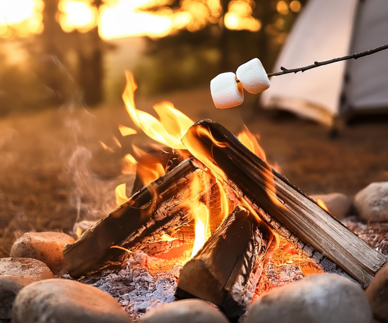 Op de camping: makkelijke toetjes om te maken met kinderen