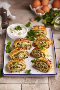 BBQ garlic cheese roll-ups
