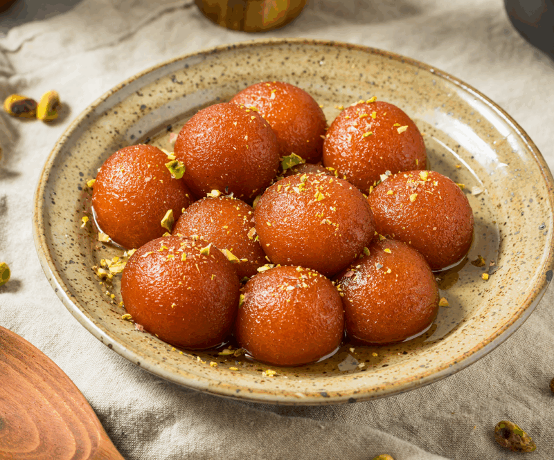 Vier Diwali met heerlijke zelfgemaakte gulab jamun