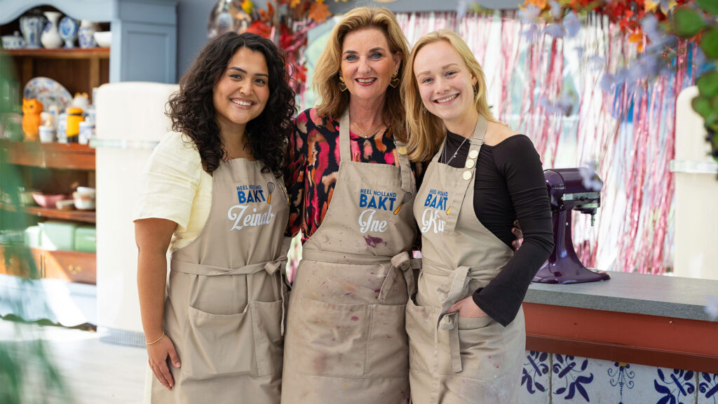 Finalisten Zeinab, Ine en Kim.