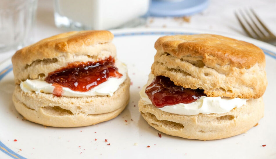 Scones met clotted cream