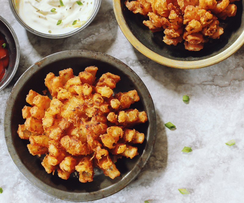 Blooming onion uit de airfryer: dé krokante snack voor je borrelavond