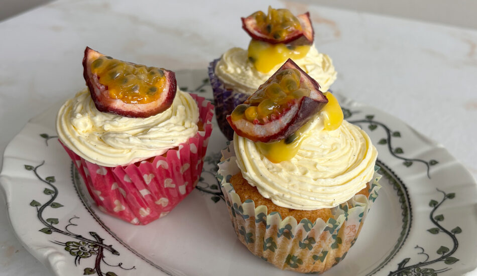 passievrucht cupcakes