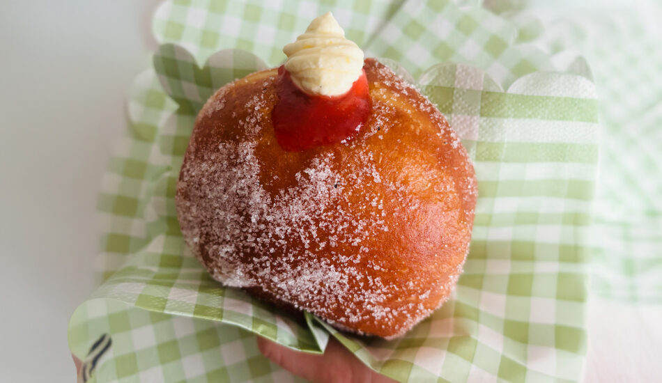rabarber donuts
