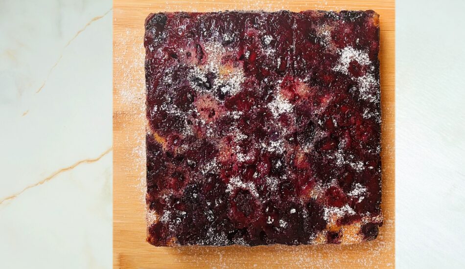 upside down bramencake