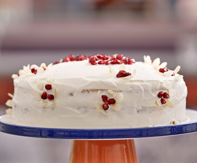 Vlierbloesem slagroomtaart