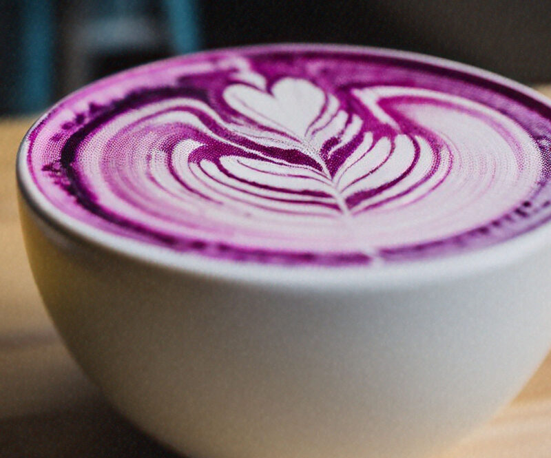 Ube latte: waarom dit paarse drankje zo populair is (en hoe je het zelf maakt)